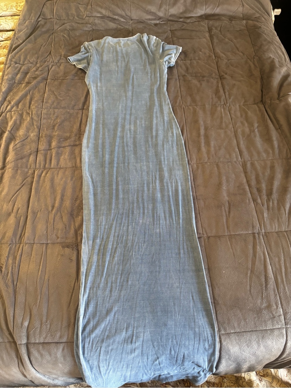 Good American Blue Maxi Dress